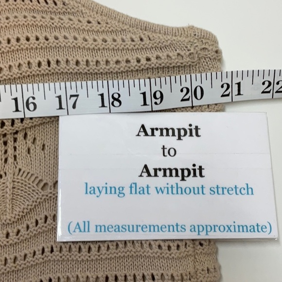 Eloquii Crochet Maxi Dress Birch Size 14/16 - Picture 8 of 10